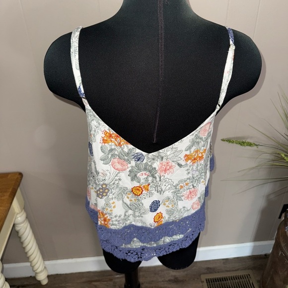 Anthropologie Floreat Lace Trim Cami - Picture 8 of 13